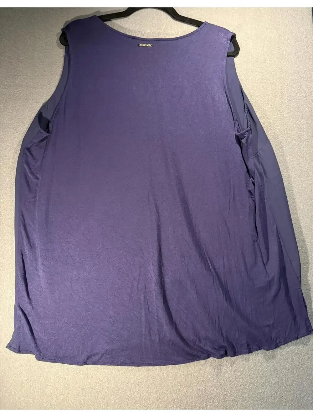 Michael Kors Sleeveless Layered V-Neck Top 2X